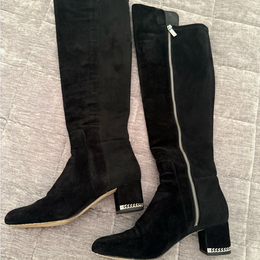Michael Kors Black Over the Knee Boots